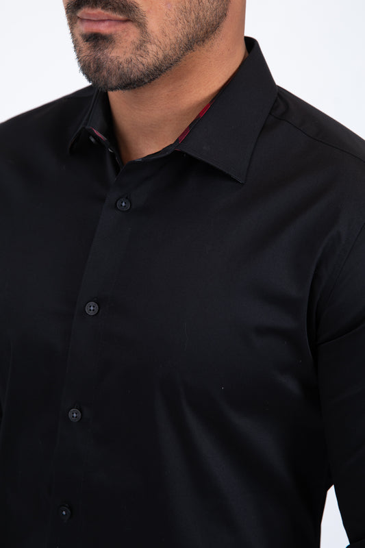 Black Locke Block Check Shirt Men Platini detail-2