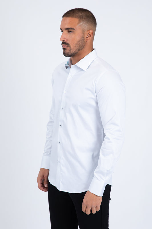 white locke block check shirt men platini side