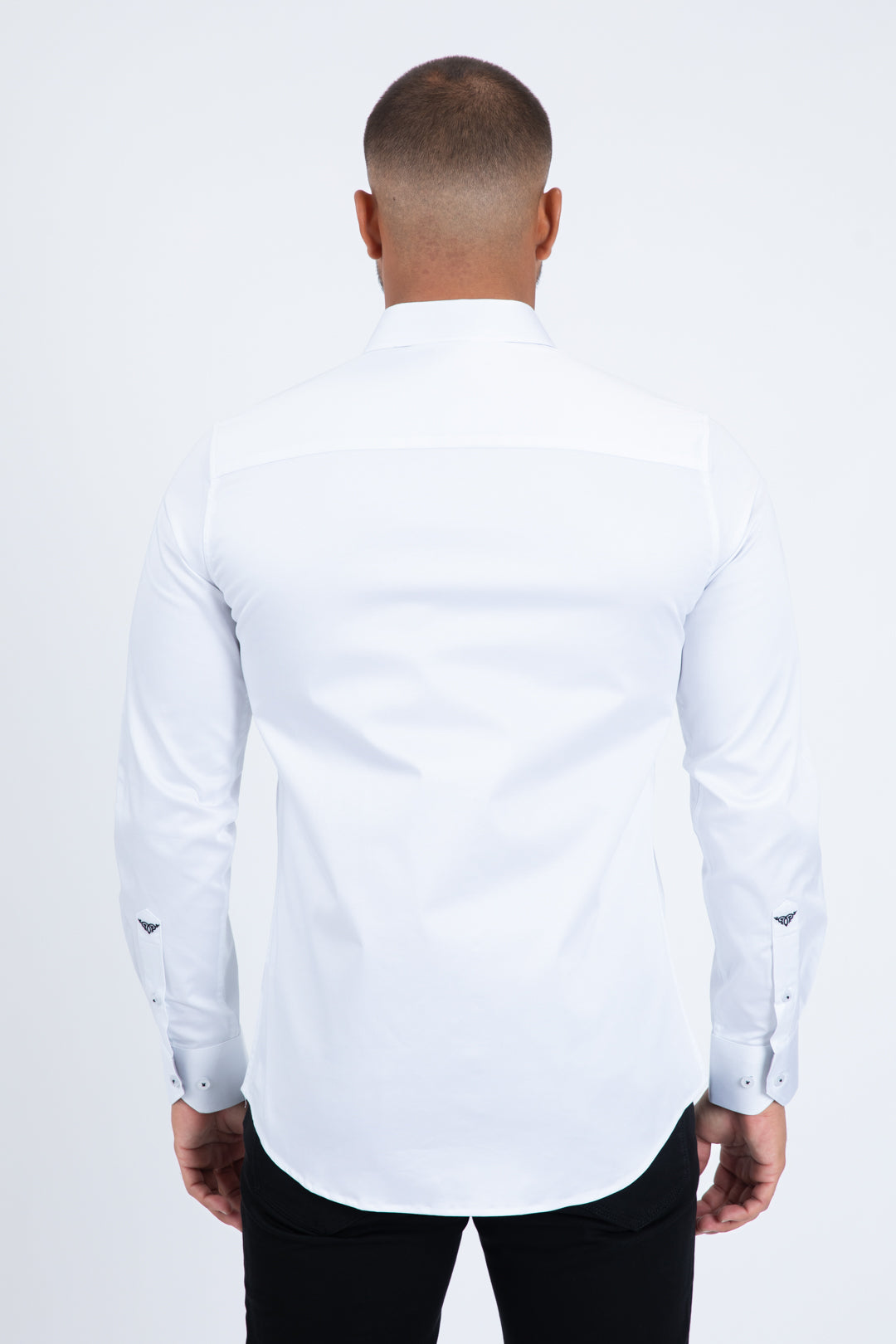 white locke block check shirt men platini back