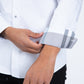 white locke block check shirt men platini cuff detail