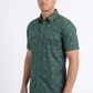green longhorn icon short sleeve shirt men platini detail-2