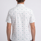 white longhorn icon short sleeve shirt men platini back
