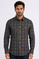 Longhorn Medallion Western Shirt