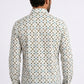 white longhorn medallion western shirt men platini back