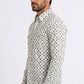 white longhorn medallion western shirt men platini detail