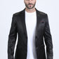 Mens Modern Fit Black Blazer
