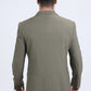 olive modern fit blazer men platini back