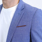 Mens Modern Fit Blue Blazer