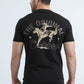 Mens Modern Fit Cotton Stretch Black T-Shirt