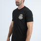 Mens Modern Fit Cotton Stretch Black T-Shirt
