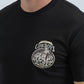 Mens Modern Fit Cotton Stretch Black T-Shirt