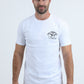 Mens Modern Fit Cotton Stretch White T-Shirt