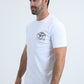 Mens Modern Fit Cotton Stretch White T-Shirt