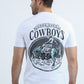Mens Modern Fit Cotton Stretch White T-Shirt