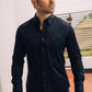 navy modern fit stretch dress shirt men platini lifestyle