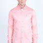 pink modern fit stretch dress shirt men platini front