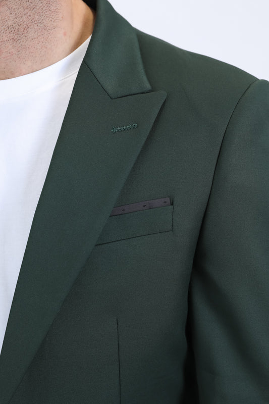 forest modern fit blazer men platini detail