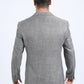 Mens Modern Fit Gray Blazer