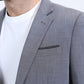 Mens Modern Fit Gray Blazer