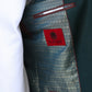 Mens Modern Fit Green Blazer
