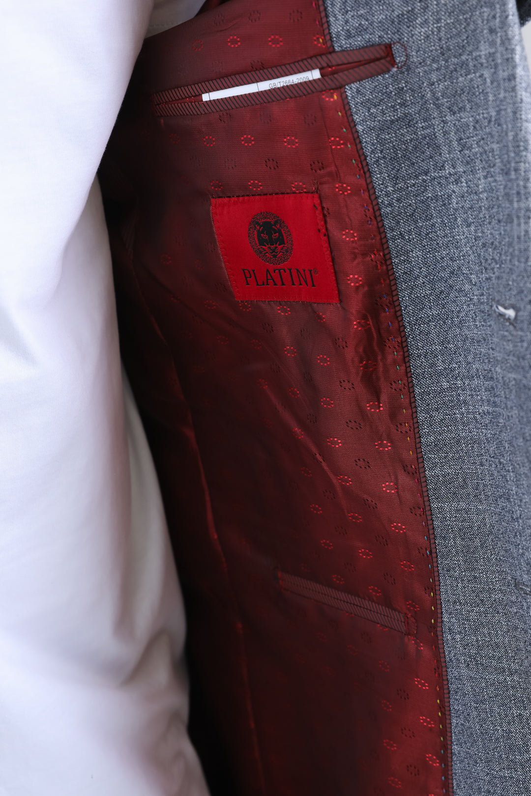 Mens Modern Fit Grey Blazer