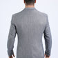 Mens Modern Fit Grey Blazer