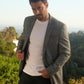Mens Modern Fit Grey Blazer