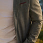 heather grey modern fit blazer men platini detail