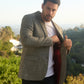 heather grey modern fit blazer men platini lifestyle