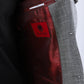 heather grey modern fit blazer men platini detail