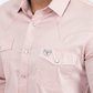 light pink modern fit dress shirt men platini collar detail