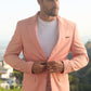 Mens Modern Fit Peach Blazer