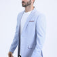 sky blue modern fit blazer men platini side