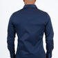 navy modern fit dress shirt men platini back