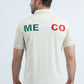 Mens Modern Fit Stretch Cotton Beige Polo