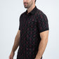 Mens Modern Fit Stretch Cotton Black Polo