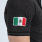 Mens Modern Fit Stretch Cotton Black Polo