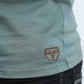 Mens Modern Fit Stretch Cotton Blue Polo with Aztec Print
