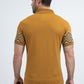 Mens Modern Fit Stretch Cotton Camel Polo