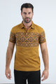 Aztec Border Stripe Polo
