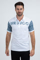 Mens Modern Fit Stretch Cotton White Polo