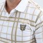 Mens Modern Fit Stretch Cotton White Polo