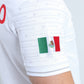 Mens Modern Fit Stretch Cotton White Polo