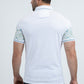 Mens Modern Fit Stretch Cotton White Polo