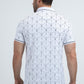Mens Modern Fit Stretch Cotton White Polo