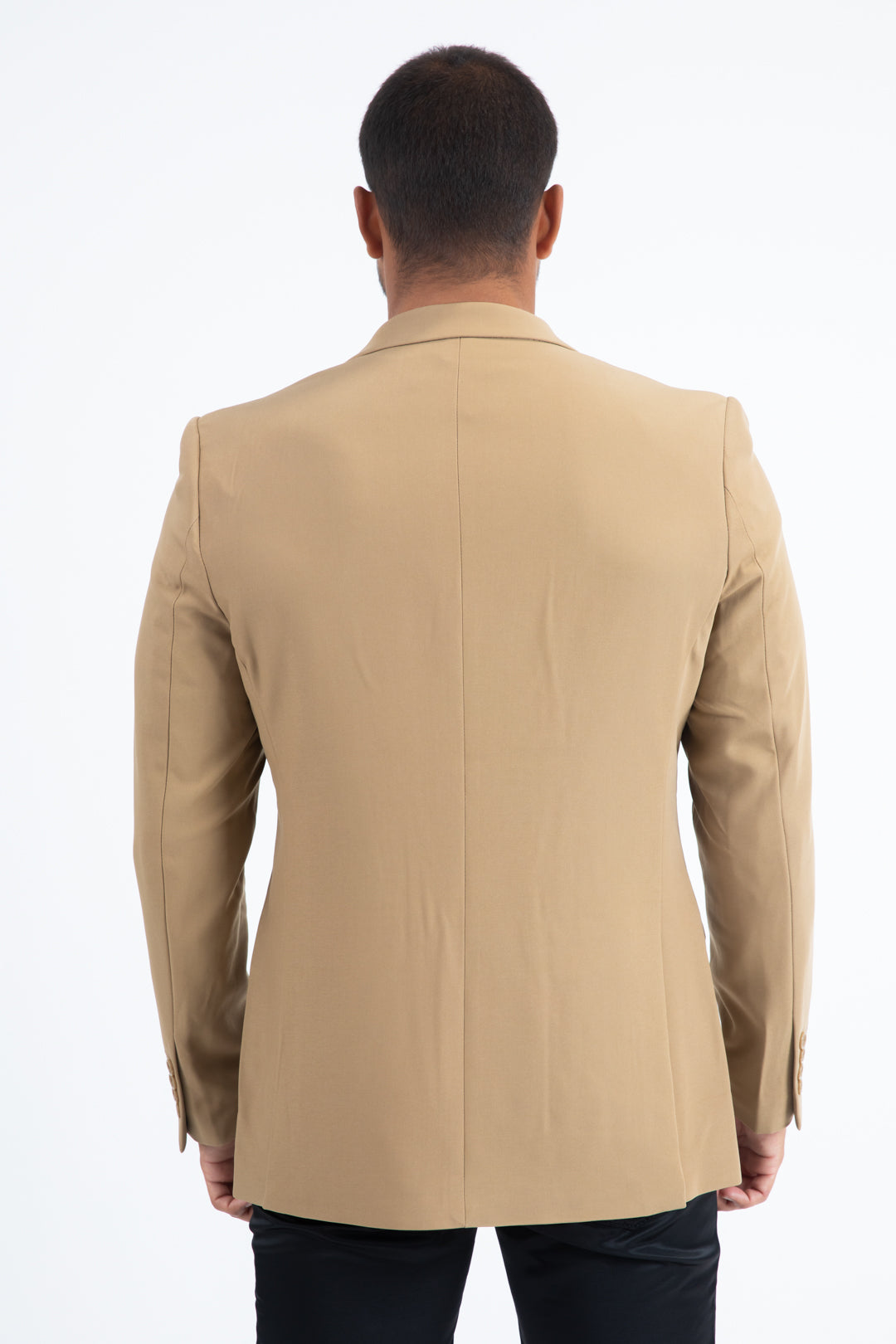 Mens Modern Fit Stretch Date Night Brown Blazer