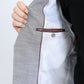 Mens Modern Fit Stretch Date Night Grey Blazer
