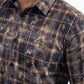 Black Camel Modern Fit Stretch Foil Fashion Shirt Men