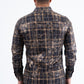 Black Camel Modern Fit Stretch Foil Fashion Shirt Men