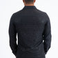 Black Modern Fit Stretch Foil Fashion Shirt Men